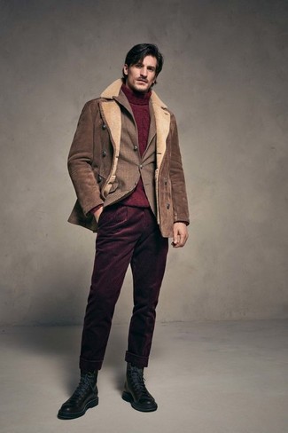 Dunkelbraunes Sakko kombinieren – 60 Winter Herren Outfits