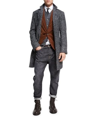 Dunkelbraunes Sakko kombinieren – 60 Winter Herren Outfits