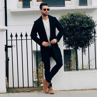 Welche enge Jeans mit dunkelbrauner Chukka-Stiefel zu tragen – 44 Herren Outfits