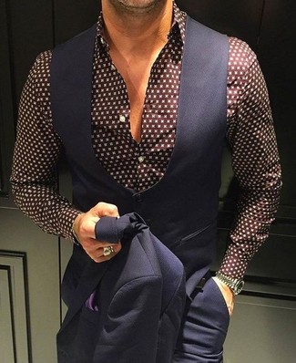 Dunkelbraunes Businesshemd kombinieren – 65 Herren Outfits