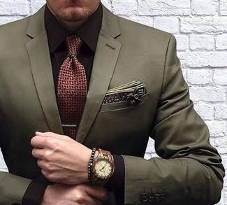 Dunkelbraunes Businesshemd kombinieren – 65 Herren Outfits