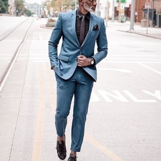 Dunkelbraunes Businesshemd kombinieren – 65 Herren Outfits