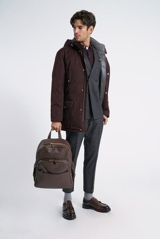 Dunkelbraunes Businesshemd kombinieren – 65 Herren Outfits
