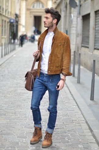Dunkelbraune Jacke kombinieren – 667+ Smart-Casual Frühling Herren Outfits