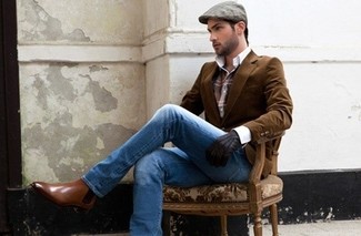 Dunkelbraune Jacke kombinieren – 667+ Smart-Casual Frühling Herren Outfits