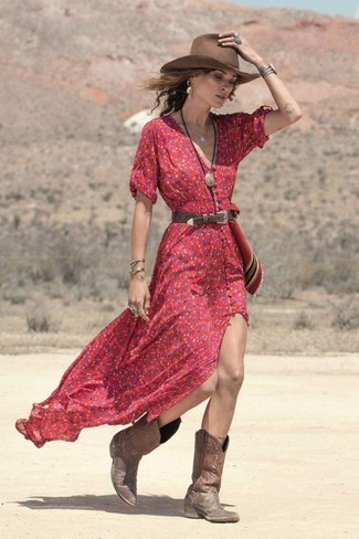 Dunkelbraunen Ledergürtel kombinieren – 391 Damen Outfits