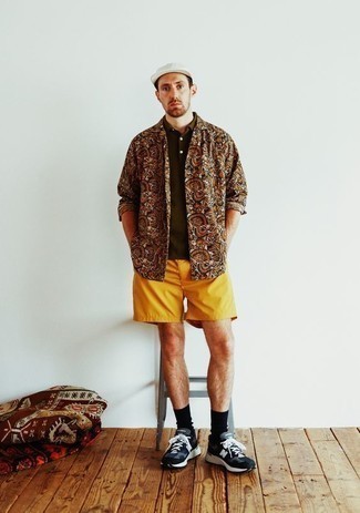 Dunkelbraunes Polohemd kombinieren – 163 Herren Outfits