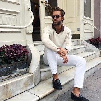 Dunkelbraunes Polohemd kombinieren – 163 Herren Outfits