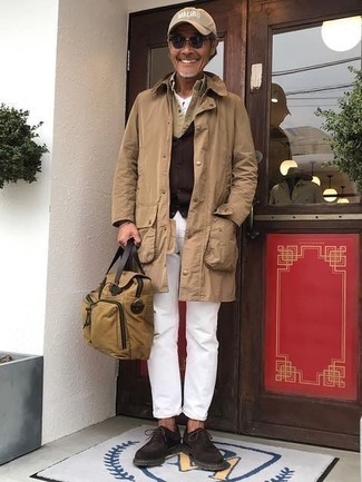 Dunkelbraunen Pullunder kombinieren – 91 Herren Outfits