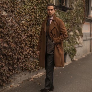 Dunkelbraunen Pullunder kombinieren – 91 Herren Outfits