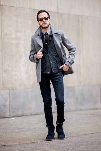 Dunkelbraune Krawatte kombinieren – 1682+ Herren Outfits
