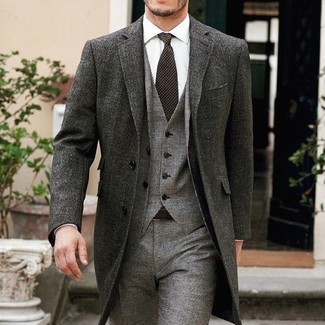 Dunkelbraune Krawatte kombinieren – 1682+ Herren Outfits
