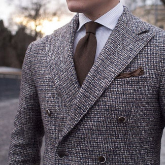 Dunkelbraunes Wollzweireiher-sakko kombinieren – 32 Herren Outfits