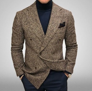 Dunkelbraunes Wollzweireiher-sakko kombinieren – 32 Herren Outfits