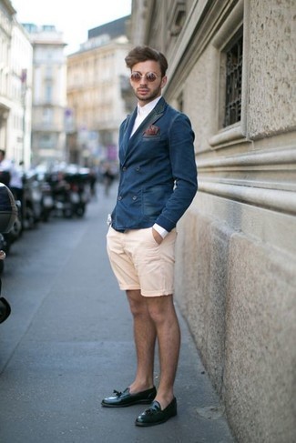 Welche Zweireiher-Sakkos mit dunkelgrüner Slipper zu tragen – 20 Herren Outfits