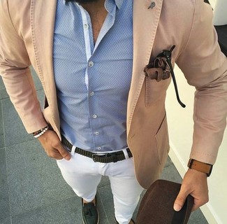 Dunkelgrüne Slipper kombinieren – 182 Herren Outfits