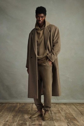 Dunkelgrüne Slipper kombinieren – 182 Herren Outfits
