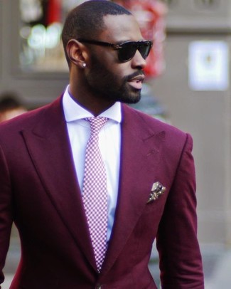 Dunkelgrünes gepunktetes Einstecktuch kombinieren – 17 Herren Outfits
