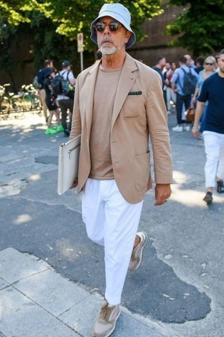 Dunkelgrünes gepunktetes Einstecktuch kombinieren – 17 Herren Outfits