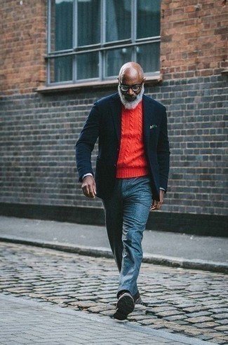 Dunkelgrünes bedrucktes Einstecktuch kombinieren – 134 Herren Outfits