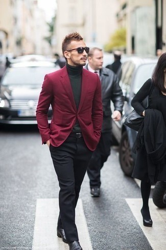 Dunkelgrünen Rollkragenpullover kombinieren – 219 Herren Outfits