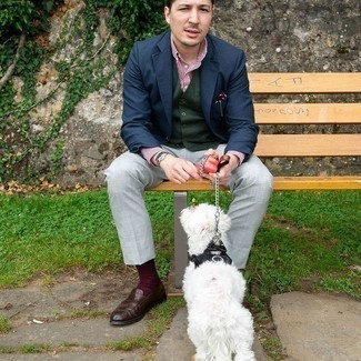 Dunkelgrüne Weste kombinieren – 103 Herren Outfits