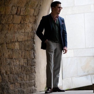 Dunkelgrüne Weste kombinieren – 103 Herren Outfits