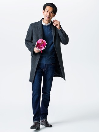 Dunkellila Stiefel kombinieren – 36 Herren Outfits