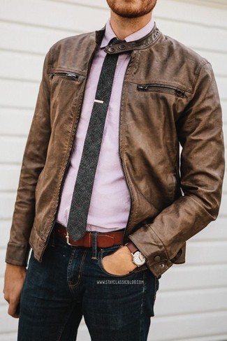 Dunkellila Hemd kombinieren – 505+ Herren Outfits