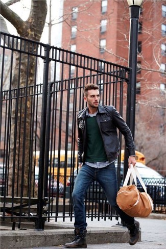 Wie Businesshemd mit Jacke mit einer Kentkragen und Knöpfen zu kombinieren – 120 Herren Outfits