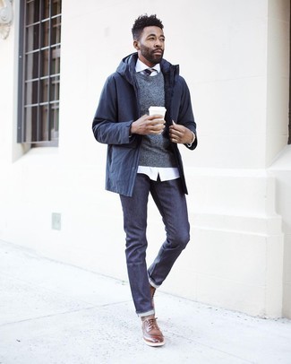 Wie Businesshemd mit Regenjacke zu kombinieren – 105 Herren Outfits