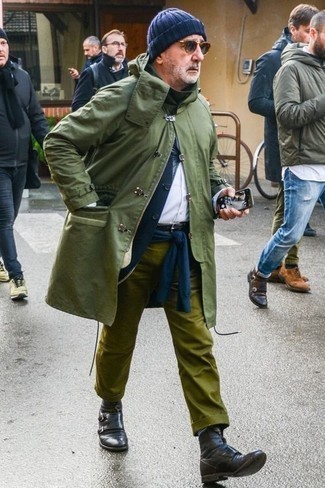 Wie Businesshemd mit Regenjacke zu kombinieren – 105 Herren Outfits