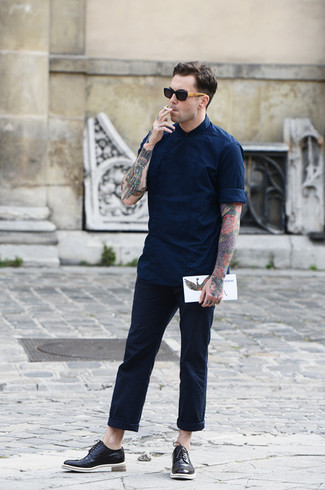 dunkelblaue Chinohose von Norse Projects