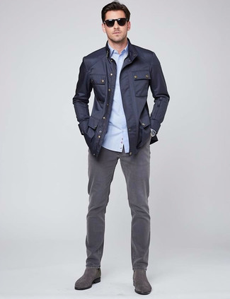 Wie Feldjacke mit Chelsea Boots zu kombinieren – 80 Herren Outfits