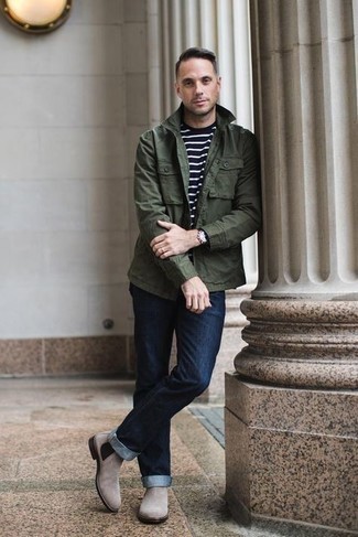 Wie Feldjacke mit Chelsea Boots zu kombinieren – 80 Herren Outfits