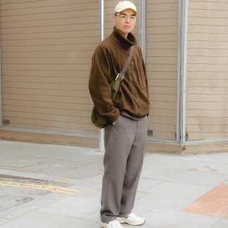 Fleece-Pullover kombinieren – 154 Frühling Herren Outfits