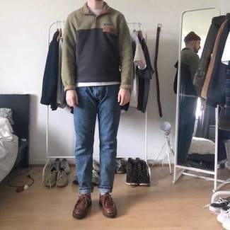 Fleece-Pullover kombinieren – 70 Smart-Casual Herren Outfits