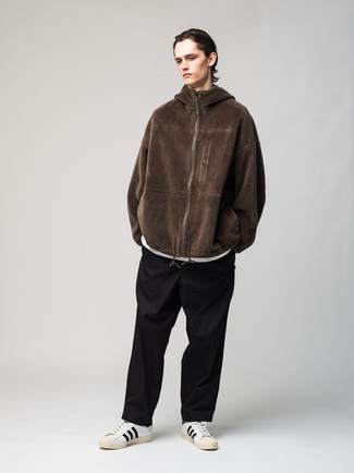 Fleece-Pullover kombinieren – 154 Frühling Herren Outfits