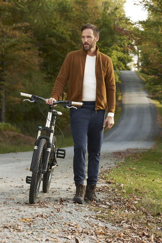 Fleece-Pullover kombinieren – 154 Frühling Herren Outfits
