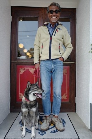 Fleece-Pullover kombinieren – 154 Frühling Herren Outfits