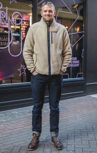 Fleece-Pullover kombinieren – 70 Smart-Casual Herren Outfits