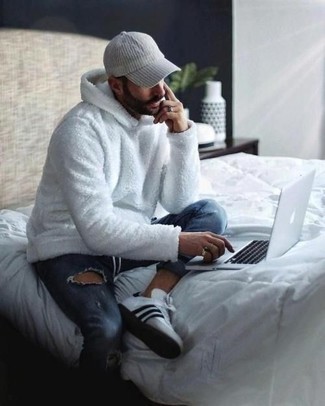 Fleece-Pullover kombinieren – 154 Frühling Herren Outfits