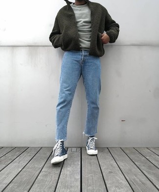 Fleece-Pullover kombinieren – 154 Frühling Herren Outfits