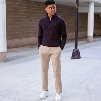 Fleece-Pullover kombinieren – 154 Frühling Herren Outfits