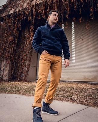 Fleece-Pullover kombinieren – 296 Herren Outfits