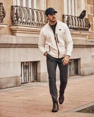 Fleece-Pullover kombinieren – 154 Frühling Herren Outfits