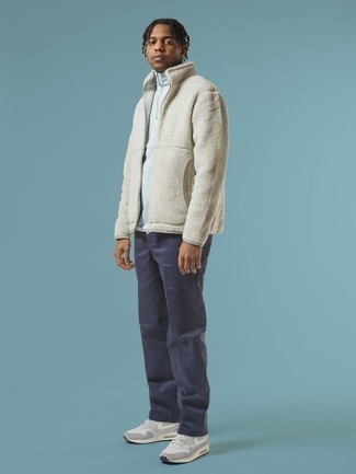 Fleece-Pullover kombinieren – 154 Frühling Herren Outfits