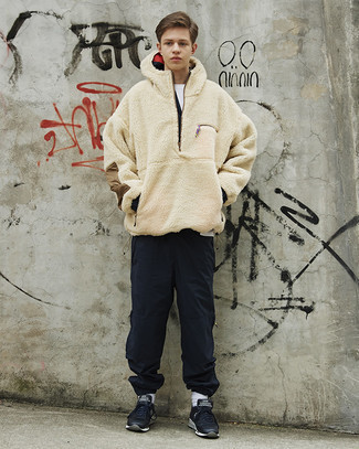 Teenager: Fleece-Pullover kombinieren – 12 Frühling Herren Outfits