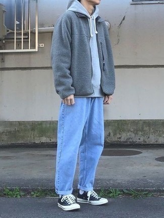 Fleece-Pullover kombinieren – 154 Frühling Herren Outfits