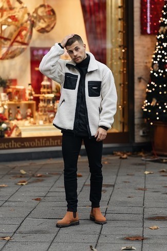 Fleece-Pullover kombinieren – 70 Smart-Casual Herren Outfits